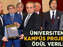 ÜNİVERSİTENİN KAMPÜS PROJESİNE ÖDÜL